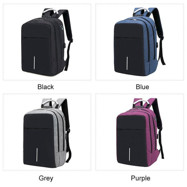 Laptop Cases & Bags Multifunction Oxford Laptop Backpack Black