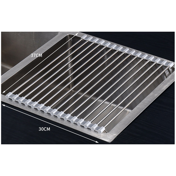 Sink Organisers Multifunctional Foldable Kitchen Sink Rack Dish Drainer Household Pot Mat