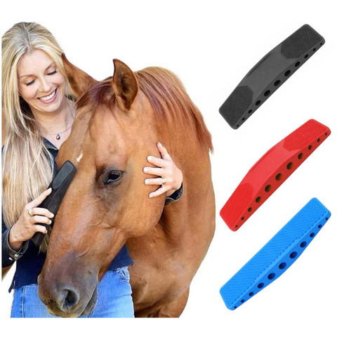 Horse Grooming Brushes Multifunctional Horse Grooming Shedding Massage Brush