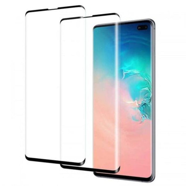 Screen Protectors 3D Arc Screen Tempered Glass Protector For Samsung S10 Black Galaxy 1Pcs