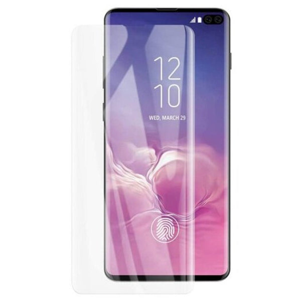 Screen Protectors 3D Arc Side Full Screen Tempered Glass Film For Samsung Galaxy S10 Plus 2Pcs Transparent