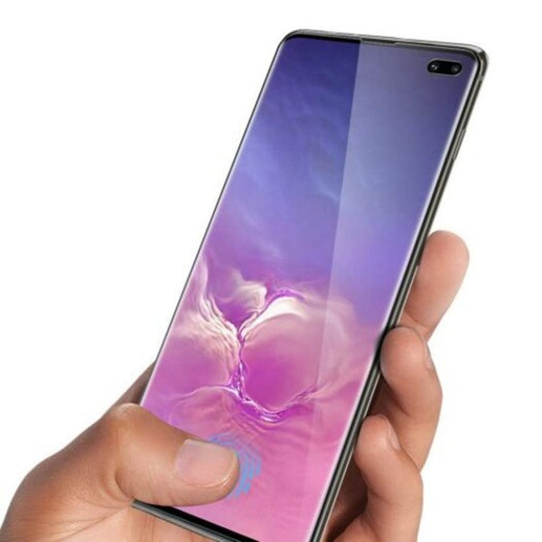 Screen Protectors 3D Arc Side Full Screen Tempered Glass Film For Samsung Galaxy S10 Plus 2Pcs Transparent