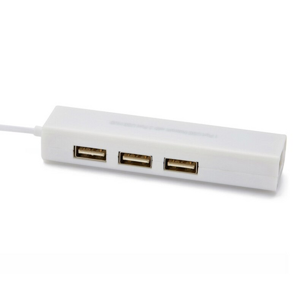 USB Cables, Hubs & Adapters Micro Usb To Network Lan Ethernet Rj45 Adapter With 3 Port 2.0 Hub