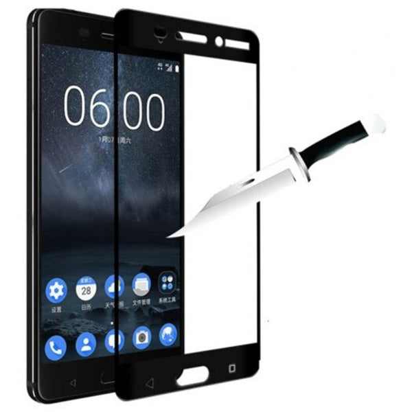 Screen Protectors 0.3Mm Full Cover Tempered Glass For Nokia 6 Black