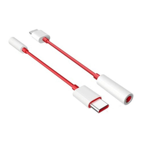 Type C To 3.5Mm Earphone Jack Adapter For Oneplus 6T / Xiaomi Red