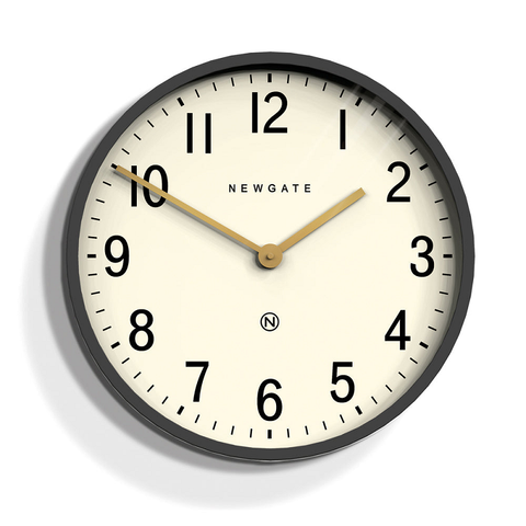 Wall Clocks Newgate Mr Edwards Clock Matte Blizzard Grey