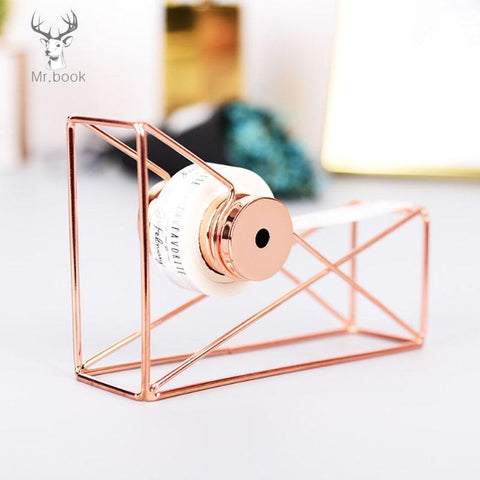 Packing Tape Dispensers Rose Gold Tape Holder Home Office Accessories