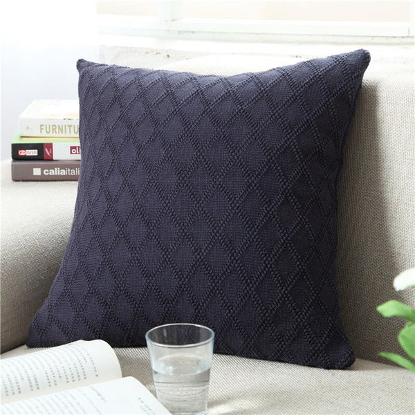 Cushions & Decorative Pillows 45 X 45Cm Nordico Handmade Cozy Knit Cushion Cover Ver 1