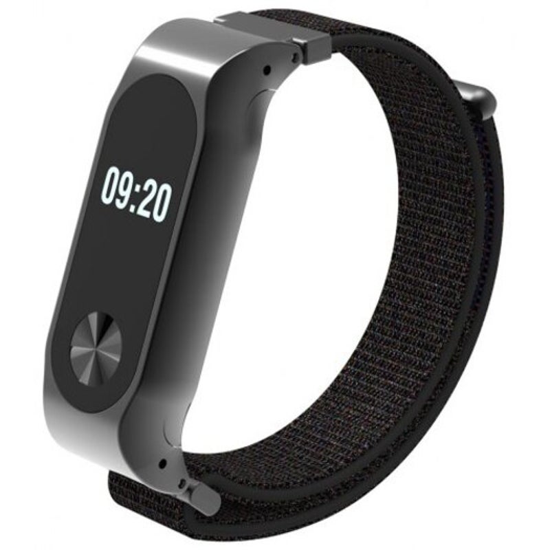 Watch Bands Nylon Wrist Band Strap For Xiaomi Mi 2 Black