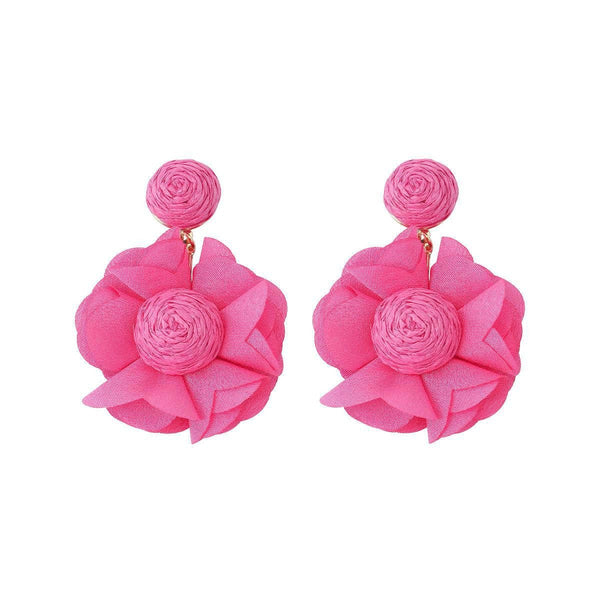 Earrings Rose Red Geometric Allmatch Holiday For Summer Product Information