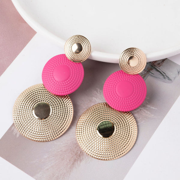 Earrings Rose Red Geometric Allmatch Holiday For Summer Product Information