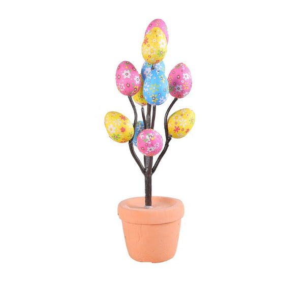 Seasonal Decorations Cartoon Printed Egg Table Decorative Ornaments