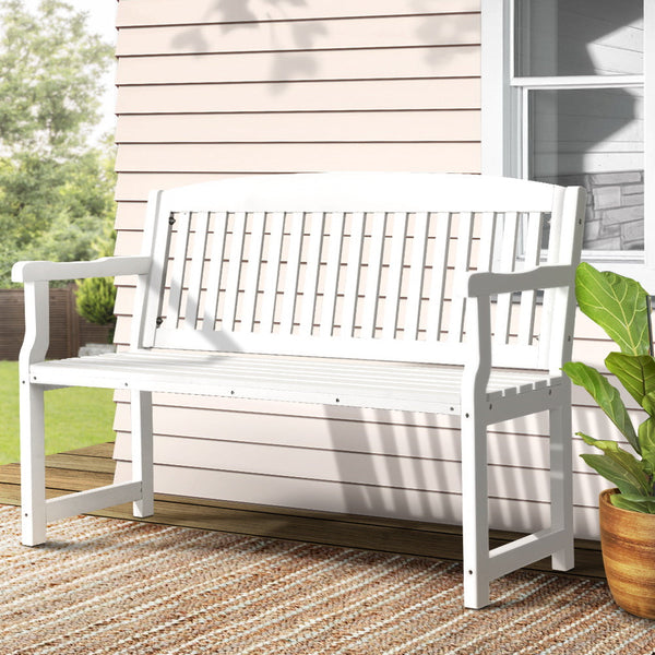 Patio Benches Gardeon Outdoor Garden Bench Seat Wooden Chair Patio Furniture Timber Lounge