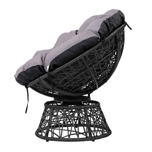 Patio Furniture Sets Gardeon Outdoor Papasan Chairs Table Lounge Setting Patio Furniture Wicker Black