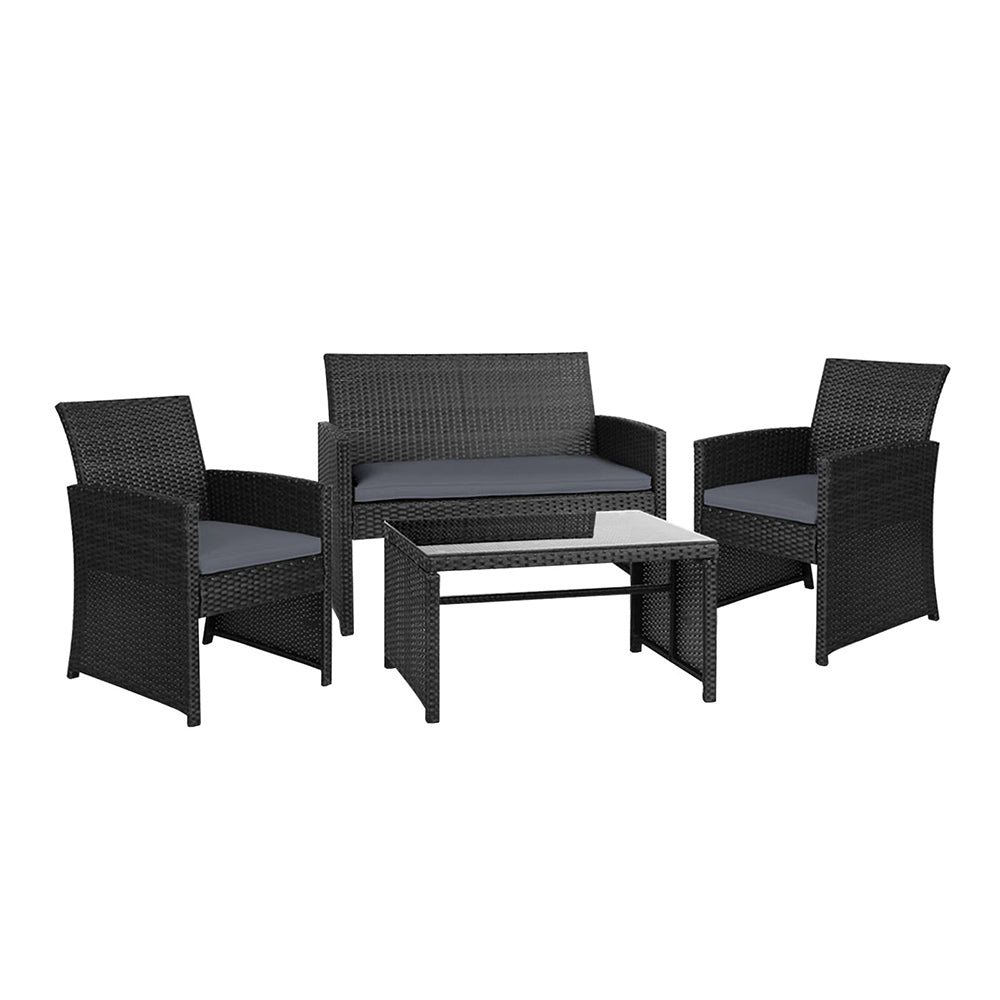 Patio Furniture Sets Gardeon Rattan Furniture Outdoor Lounge Setting Wicker Dining With Storage