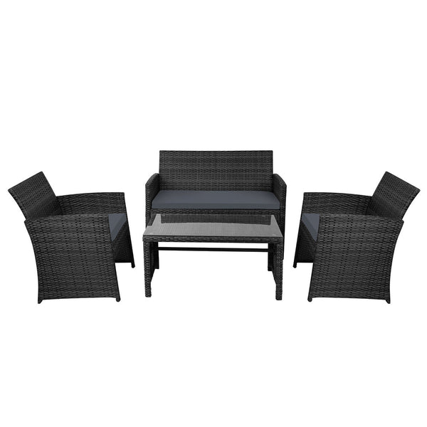 Patio Furniture Sets Gardeon Rattan Furniture Outdoor Lounge Setting Wicker Dining With Storage