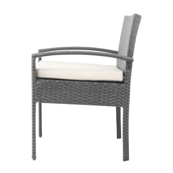 Patio Furniture Sets Gardeon 3 Piece Outdoor Set Grey