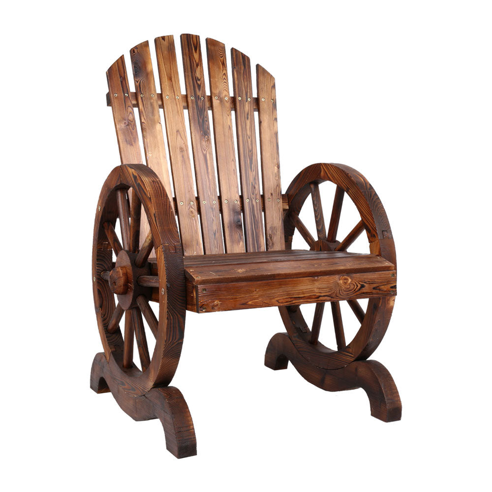 Patio Chairs Gardeon Wooden Wagon Chair Outdoor