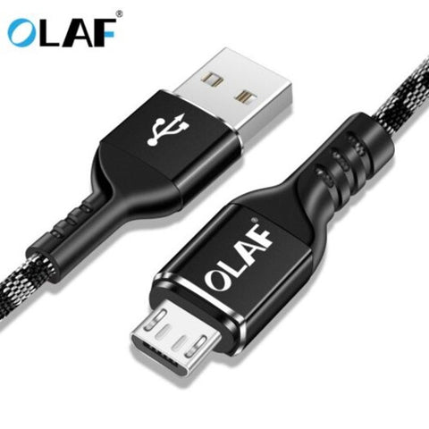 1M Nylon Braided Type C Micro Usb Fast Charging Cable For Samsung S8 S9 Plus Huawei Xiaomi Mi8 Black White