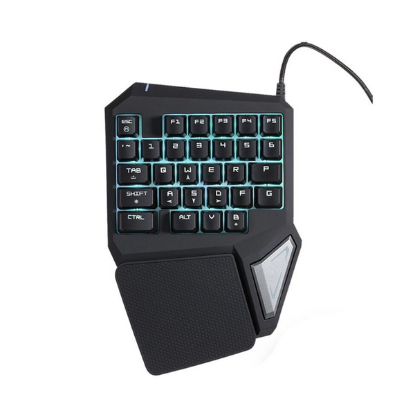 Keyboards & Keypads One Single Hand Usb Wired Gamer Keyboard