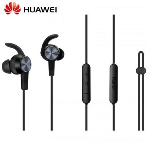Huawei Original Honor Xsport Bluetooth Am61 Ipx5 Waterproof Music Mic Control Wireless Earphones Black