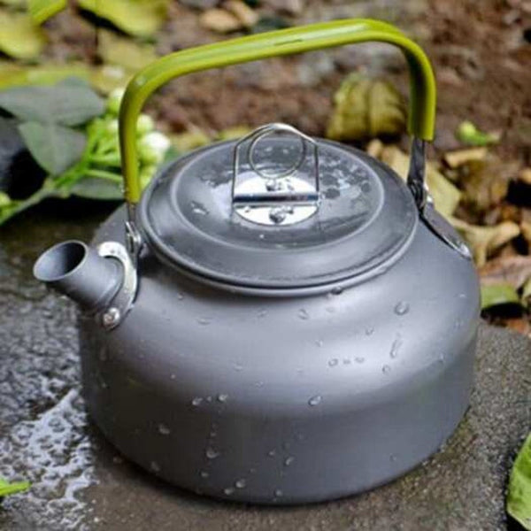 Camping Kettles Outdoor Portable Teapot Kettle 0.8L Battleship Gray