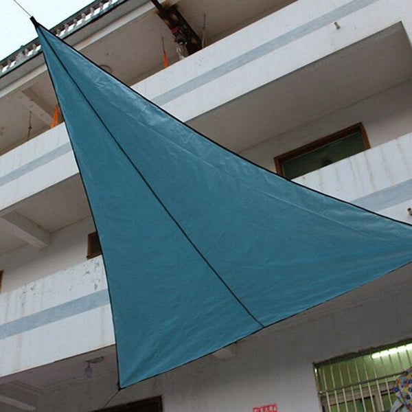 Outdoor Triangular Sunshade Sail Blue