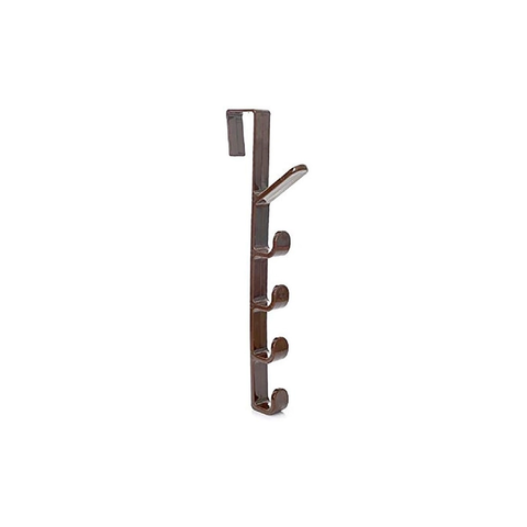 Hooks & Hangers Over The Door Five Storage Hooks For Home Organisation And Cleaning Housekeeping