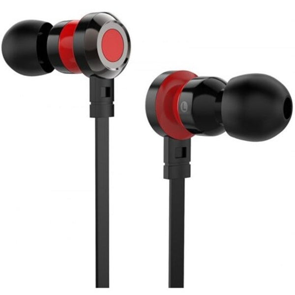 Wired Earphones P5 Mobile Phone Earphones Universal Stereo Subwoofer Line Control With Wheat In Headphones Black