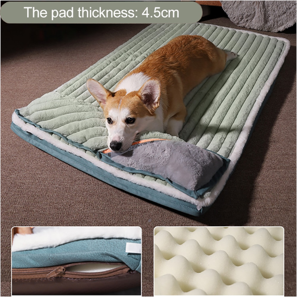 Pet Beds Padded Comfortable Dog Bed Sleeping Mat Cushion For Small Big Dogs