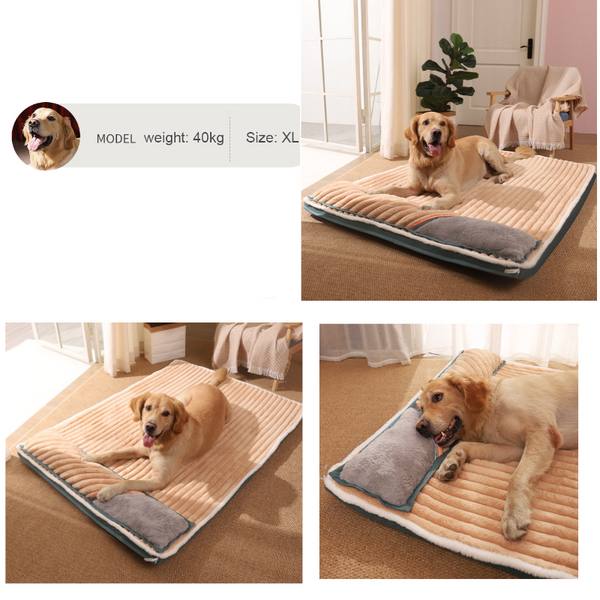 Pet Beds Padded Comfortable Dog Bed Sleeping Mat Cushion For Small Big Dogs