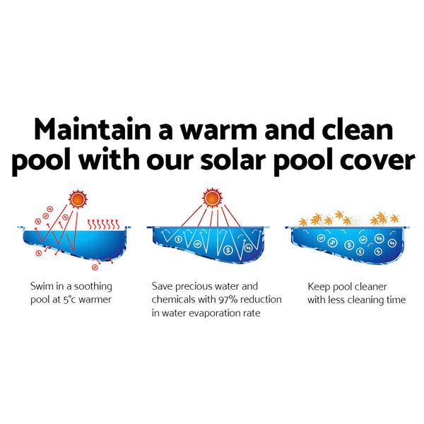 Pool Covers Aquabuddy Solar Swimming Pool Cover 11M X 4.8M