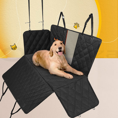 I.Pet Car Seat Cover Dog Hammock Protector Back Waterproof Belt Non Slip Mat