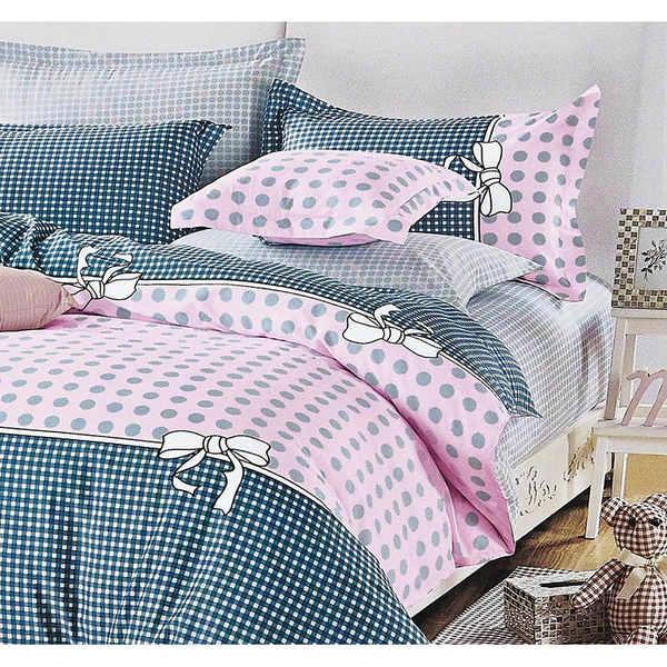 Quilt Covers Pink Dots King Size Bed Quilt/Duvet Cover Set