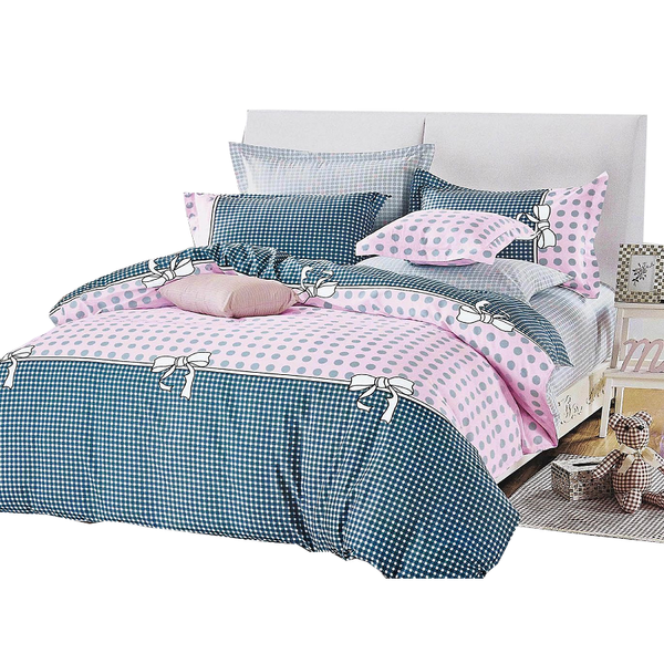 Quilt Covers Pink Dots King Size Bed Quilt/Duvet Cover Set