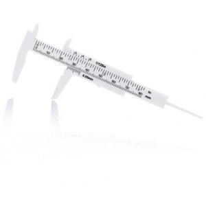 Vernier Calipers Plastic Vernier Caliper 80Mm / 3 Inch White