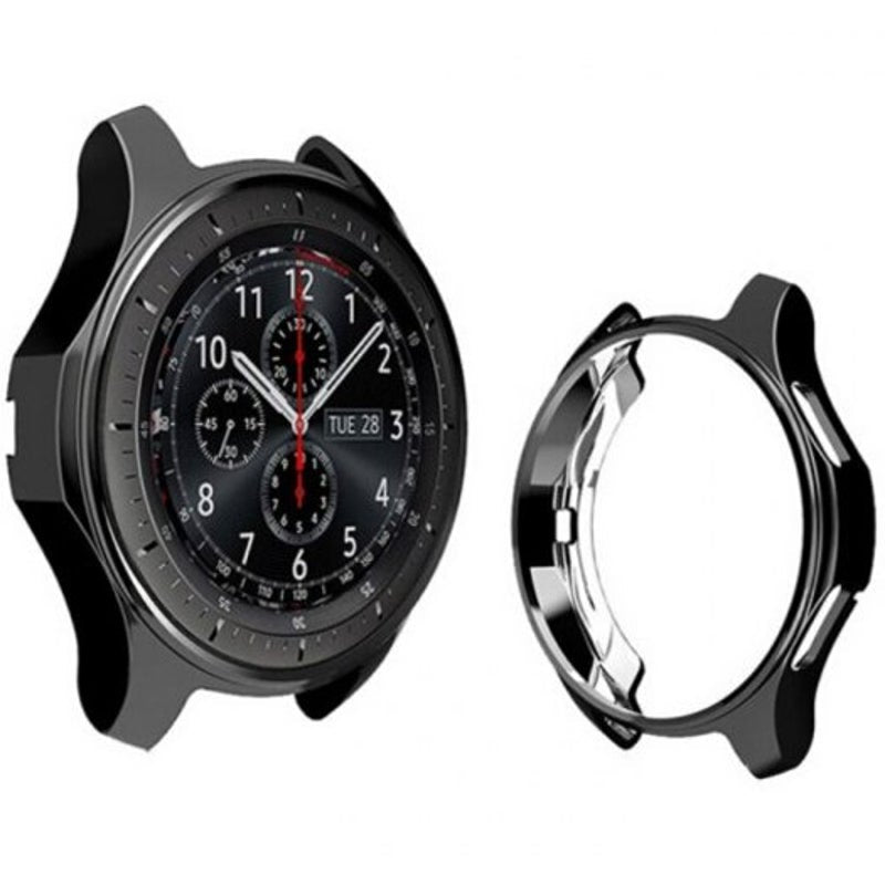 Smart Watch Cases Plating Tpu Protective Case For Samsung Gear S3 Watch Black