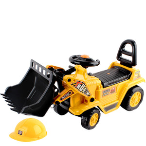 Kids Ride On Toys Keezi Kids Ride On Bulldozer Yellow