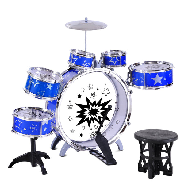 Musical Toys Keezi 11 Piece Kids Drum Set