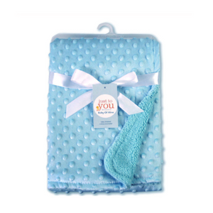 Blankets & Throws Polka Dot Soft Swaddle Baby Blanket Nursery Bedding