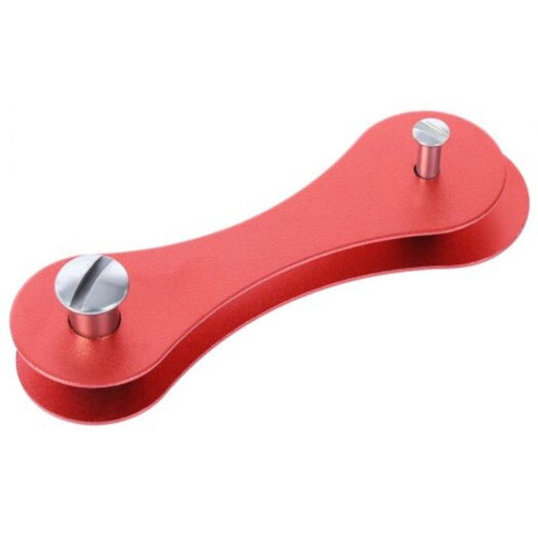 Portable Aluminum Alloy Tool Key Holder Clip With Spacers Red