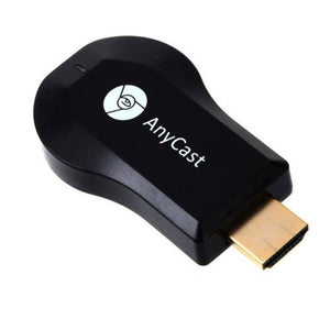 Portable Miracast Tv Wifi Receiver 1080P Hdmi Jet Black