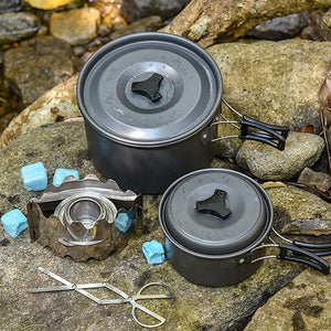 Camping Stoves Portable Outdoor Alcohol Stove With Windproof Plate Windscreen Shield Stand For Camping Hiking Backpacking