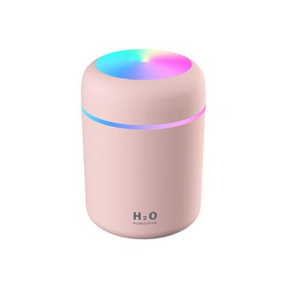 Portable H2o Ultrasonic Air Humidifier Essential Oils Romantic Night Light