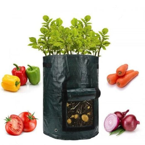 Potato Planting Vegetable Bag Simple Gardening Barrel Medium Sea Green