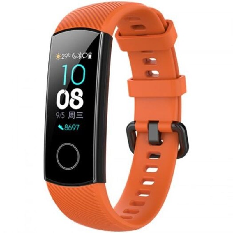 Watch Bands Practical Silicone Watch Strap For Huawei Honor Band 4 Orange