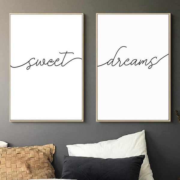 Posters & Prints Sweet Dreams Canvas Prints Simple Wall Art Home Decor