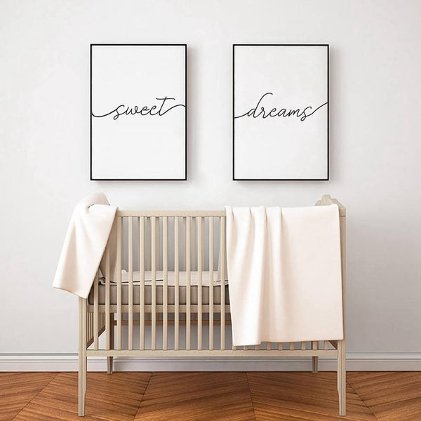 Posters & Prints Sweet Dreams Canvas Prints Simple Wall Art Home Decor