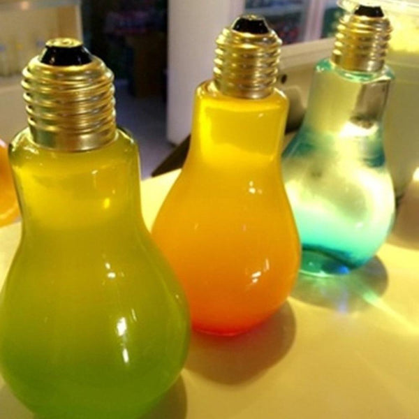 Glassware & Drinkware Creative Light Bulb Water Bottle Novelty Drink