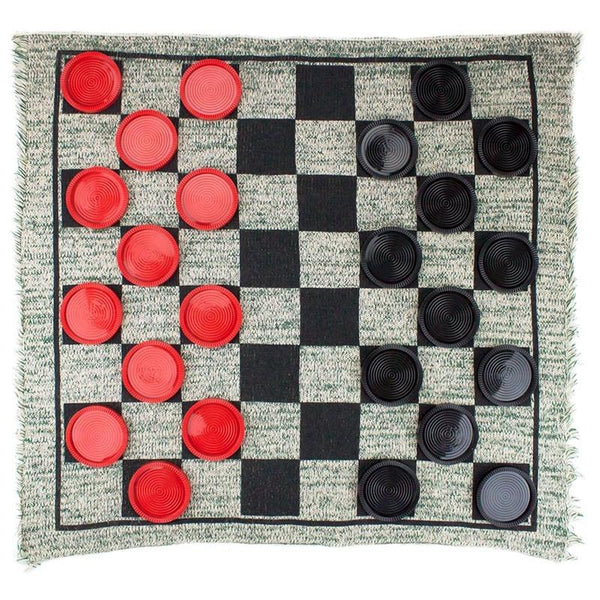 Other Outdoor Toys Giant 3 In 1 Checkers And Mega Tic Tac Toe Reversible Rug